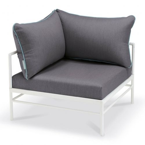 Ecksessel - RIVAGE - VLAEMYNCK - modern / Batyline® / extrudiertes Aluminium