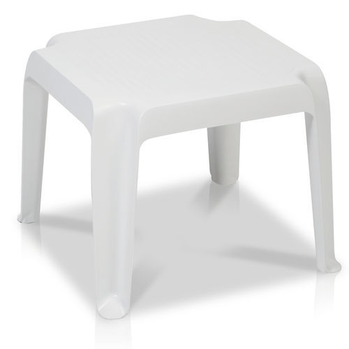Moderner Beistelltisch - CARLA - VLAEMYNCK - Polypropylen / Gestell aus Polypropylen / quadratisch