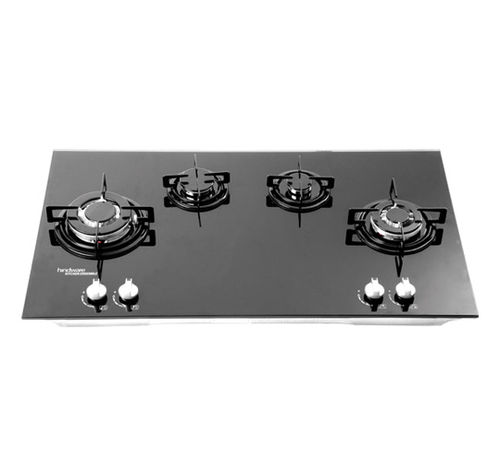 Gaskochfeld - HINDWARE KITCHEN: AUDI GL PLUS - HSIL Limited (Hindware) - mit 4 Kochfeldern / Einbau / mit Drehknöpfen