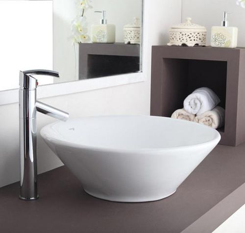 Aufsatzwaschbecken - HINDWARE ART: CORAL - HSIL Limited (Hindware) - Porzellan / rund / modern