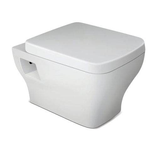 Wandhängendes WC - HINDWARE ITALIAN: ELEMENT - HSIL Limited (Hindware) - Porzellan / spülrandlos / mit eingebauter Spülung