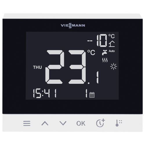Fernbedienung für Heizungen - VITOTROL 100-EH - VIESSMANN - Mattfinish / mit Touchscreen / wandmontiert
