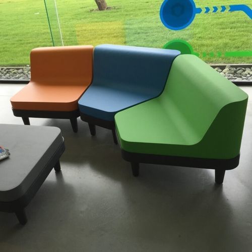Modulsofa - OFFSHORE - SIXINCH Furniture - Design - Foamcoating - modern / für Außenbereich / hochdichter Schaumstoff, beschichtet