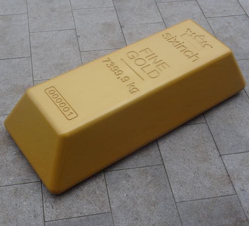 Bank / originelles Design - GOLDBAR  - SIXINCH Furniture - Design - Foamcoating - hochdichter Schaumstoff, beschichtet / ohne Rückenlehne / ohne Armlehnen