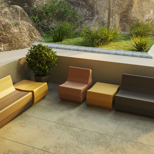 Moderner Sessel - Crushed - SIXINCH Furniture - Design - Foamcoating - hochdichter Schaumstoff, beschichtet / hochdichter Schaumstoff, beschichtet / braun