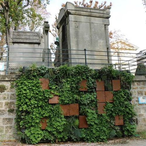 Wandbegrünung für Außenbereich - COLUMBARIUM - TRACER - Modularbaustrukturen