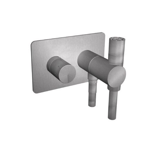 Einhebelmischer für Waschtisch - 70944 INOX - Bongio - für Dusche / Einbau / thermostatisch