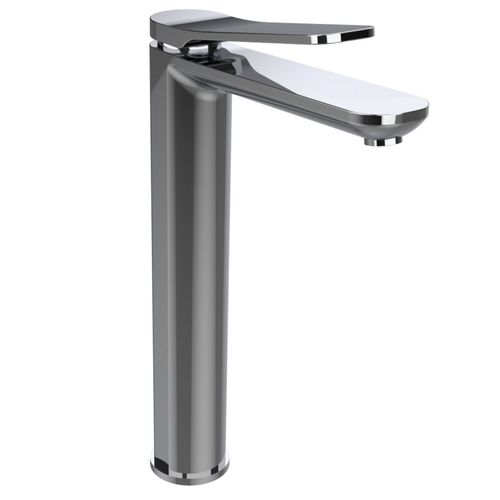 Einhebelmischer für Waschtisch - 80520/PR - Bongio - bodenstehend / aus verchromtem Metall / für den Innenraum