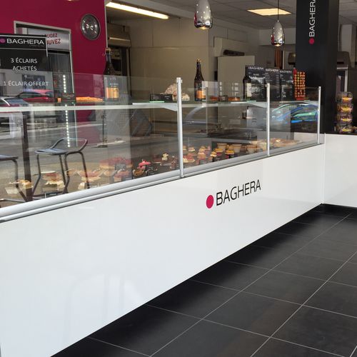 Verkaufskühlvitrine - LE FOURNIL DE BAGHERA - OCF - für Konditoreien / für Bäckerei