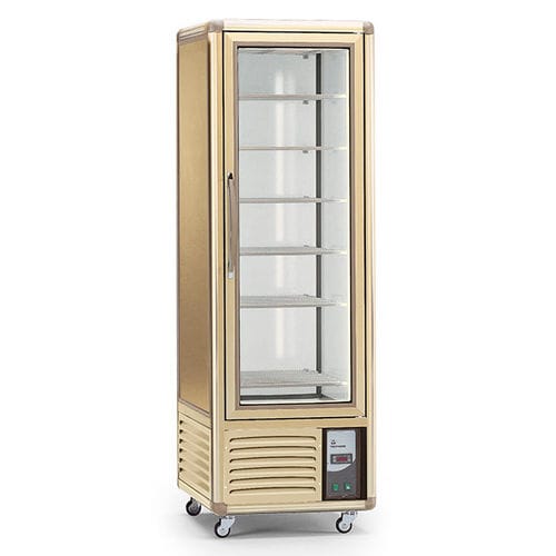 Schrank-Kühlvitrine - ECO DISPLAY 400 GBT - TECFRIGO SPA  - für Einzelhandel / mit Licht / auf Rollen
