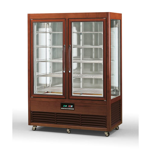 Schrank-Kühlvitrine - SALOON 1010 G - TECFRIGO SPA  - für Einzelhandel / mit Licht / auf Rollen
