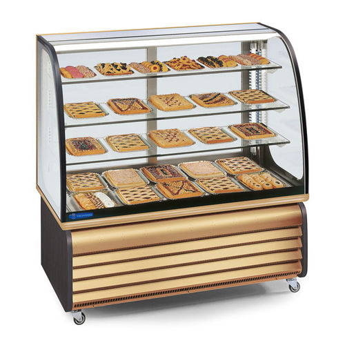 Verkaufskühlvitrine - BRIO 136 Q NEUTRA - TECFRIGO SPA  - für Konditoreien / mit Licht / auf Rollen