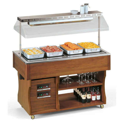 Warmes Buffet / Zentral - ISOLA 4 M HOT - TECFRIGO SPA  - für professionellen Einsatz
