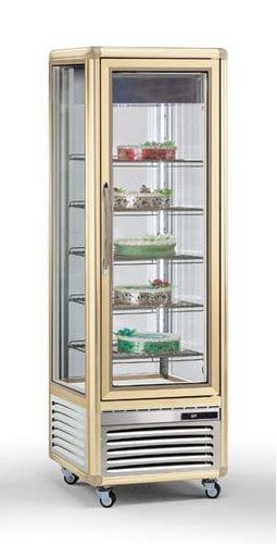 Schrank-Kühlvitrine - SNELLE 400 BTV BIS - TECFRIGO SPA  - für Einzelhandel / mit Licht / auf Rollen