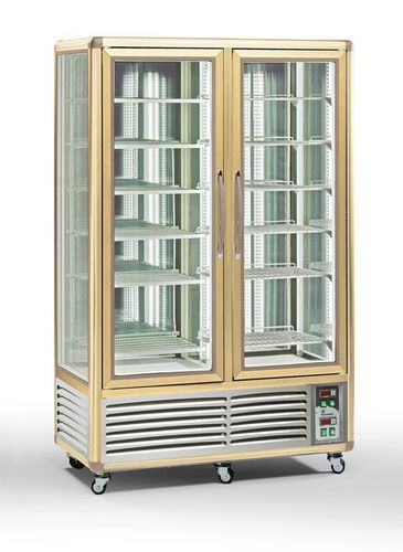 Schrank-Kühlvitrine - SNELLE 750 GBT-G - TECFRIGO SPA  - für Einzelhandel / mit Licht / auf Rollen