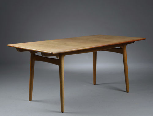 Esstisch / skandinavisches Design - 1950-59 - paere dansk - Eiche / Teakholz / rechteckig