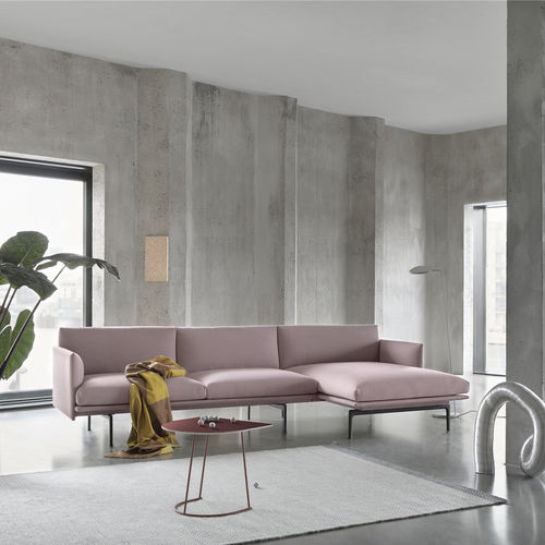 Bettsofa - OUTLINE - Muuto - modern / Stoff / Leder