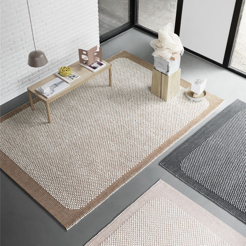 Moderner Teppich - PEBBLE - Muuto - Motiv / aus Jute / Segeltuch