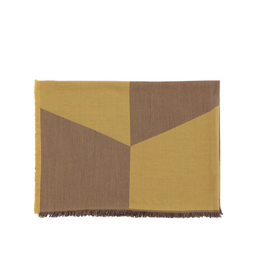 Moderner Teppich - SWAY - Muuto - geometrisches Muster / Merinowolle / rechteckig