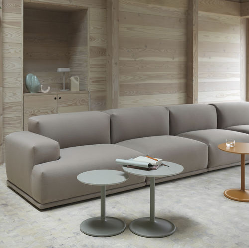 Moderner Beistelltisch - SOFT  - Muuto - Eiche / MDF / Laminat