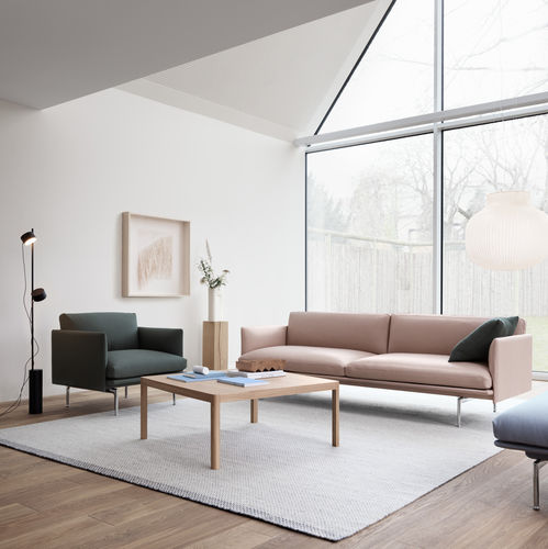 Stehleuchte - POST  - Muuto - Acryl / Silikon / Opal