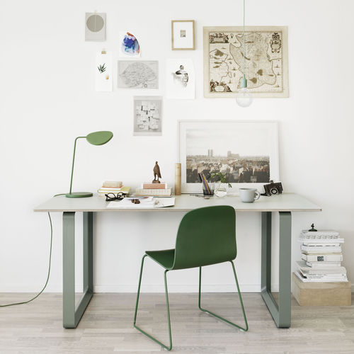 Bürolampe - LEAF - Muuto - Aluminium / modern / mit Kabel