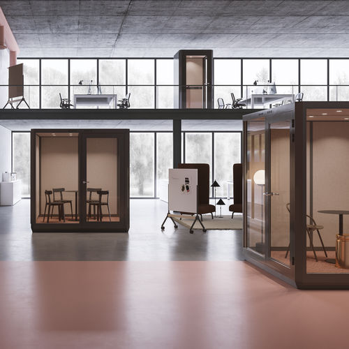 POD-Büro / Akustik - PLENTY - ABSTRACTA - Glas / für Großraumbüros
