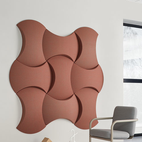Wandmontierte Schallschluckplatte - SKY  - ABSTRACTA - Metall / andere Formen / farbig