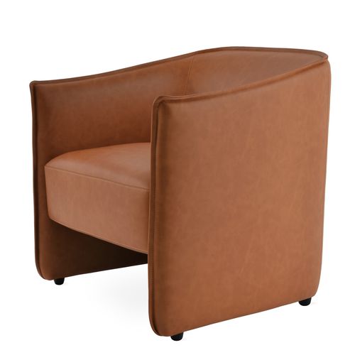Moderner Sessel - CONRAD - sohoConcept - Leder / grau / braun