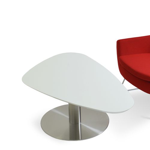 Moderner Couchtisch - ISLAND - sohoConcept - Holz / Glas / Stahl