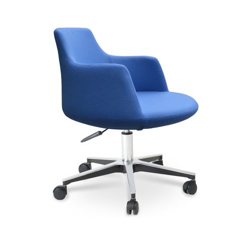 Moderner Bürostuhl - DERVISH - sohoConcept - Stoff / Leder / regelbar