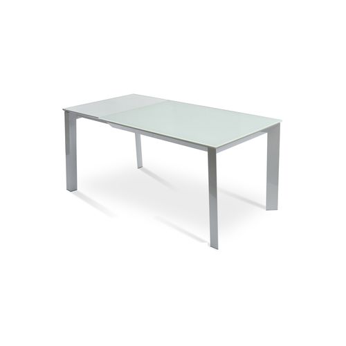Moderner Esstisch - MILANO - sohoConcept - Hartglas / Metall / rechteckig