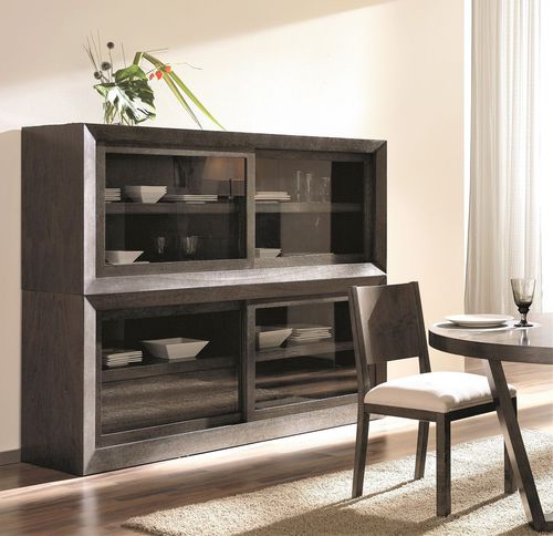 Hohes Sideboard - T-660T662 - ArtesMoble - modern / Nussbaum / Buche