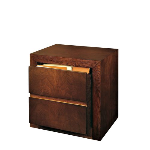 Niedriger Aktenschrank - T-700 - ArtesMoble - Nussbaum / Buche / mit Schubladen