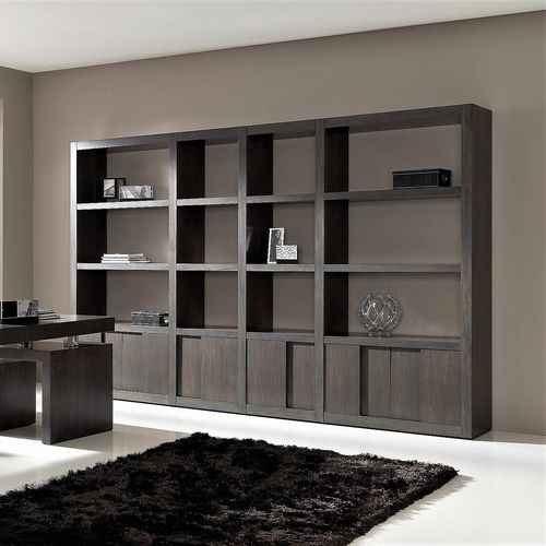 Modulregal - T-832 - ArtesMoble - hoch / modern / Nussbaum