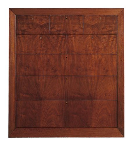 Hohe Kommode - T-671 - ArtesMoble - modern / Nussbaum / Buche