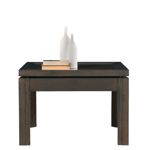 Moderner Beistelltisch - T-577 - ArtesMoble - Nussbaum / Buche / Gestell aus Buche