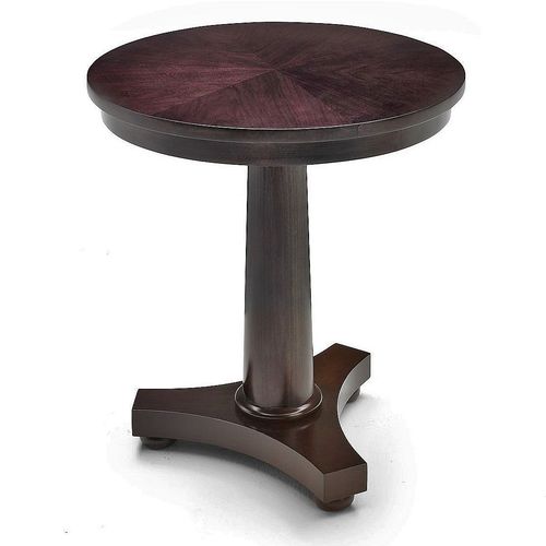 Klassischer Lampentisch - T-381 - ArtesMoble - Buche / Nussbaum / Gestell aus Buche