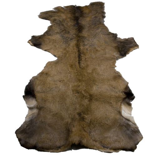 Traditioneller Teppich - DEER SKIN - Gie El - einfarbig / Tierfell