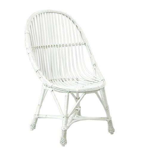 Sessel / rustikaler Stil - FST0081 - Gie El - Rattan / weiß / für Hotels