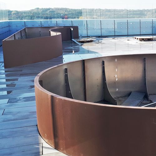 Stahl-Pflanzkübel - ATECH - Edelstahl / Cortenstahl / pulverbeschichteter Stahl