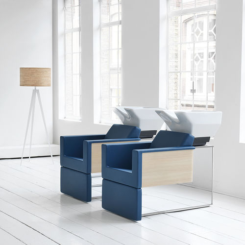 Waschsessel mit Fußstütze - COMFORT - Welonda - Kunstleder
