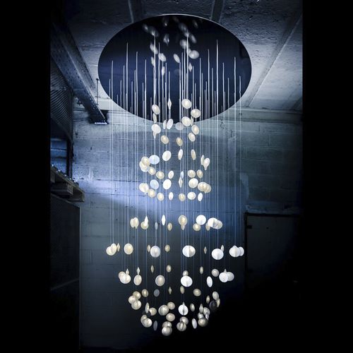 Kronleuchter / originelles Design - MOTHER - Octavio Amado - Polymer / Porzellan / Limoges-Porzellan
