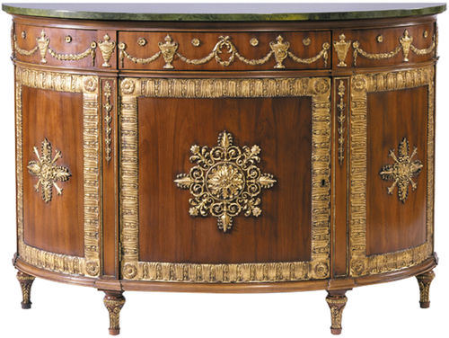 Stil-Sideboard - JOHN WIDDICOMB : ROBERT ADAM JW-7341 - STICKLEY - Holz / Marmor