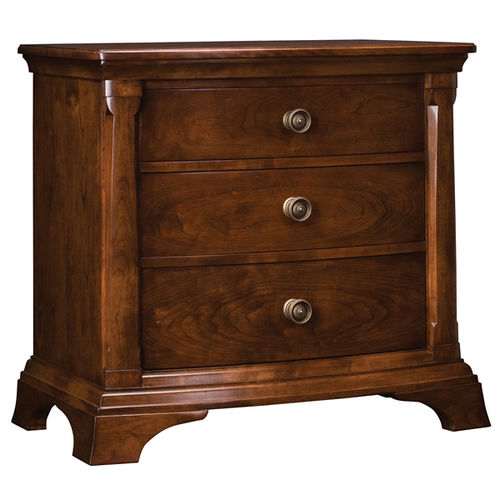 Klassischer Nachttisch - NELSON 6122 - STICKLEY - Kirschbaum / rechteckig / mit Schublade