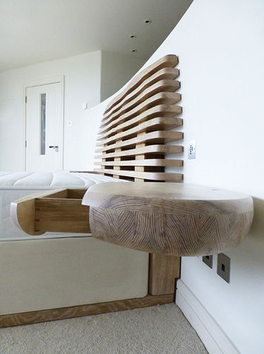 Kopfteil für Doppelbetten - Chaircreative - modern / Stoff / mit Nachttisch