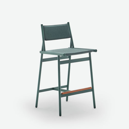 Barstuhl für Küche - SLINGSHOT  - HALDANE - modern / für Außenbereich / Stoff
