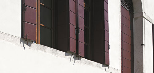 Einflügeliger Fensterladen - Panto spa - Holz / Brandschutz