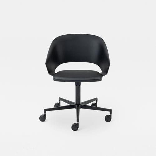 Moderner Bürostuhl - ICON SWIVEL - Mara - für den Innenraum / feuerfester Stoff / Kunstleder
