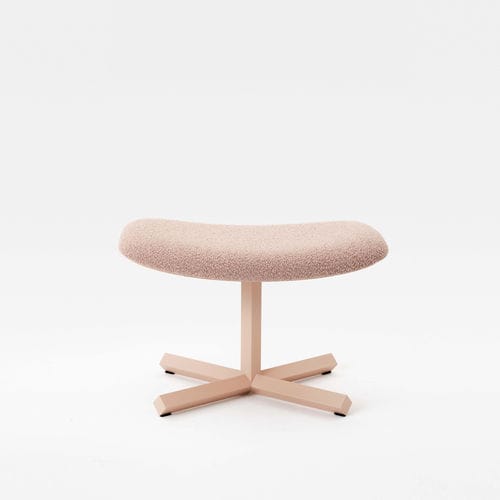 Moderner Fußschemel - TYPO OTTOMAN - Mara - Stoff / Metall / für den Innenraum